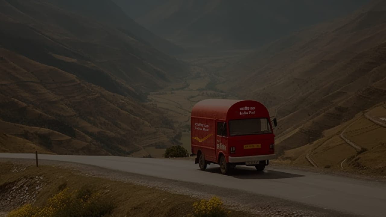 Mountain road background